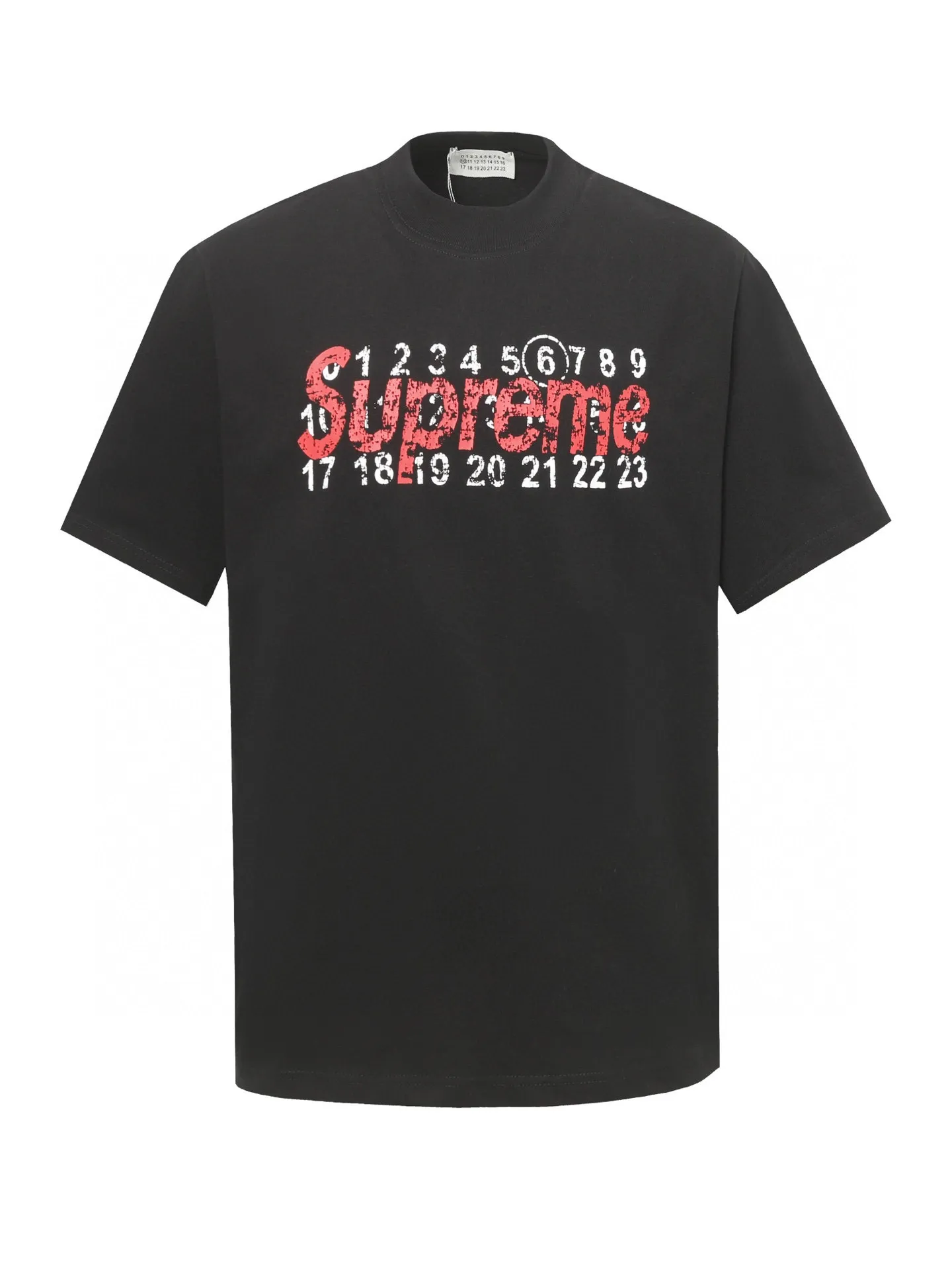 MM 6 ✘ Supreme 25SSNew Arrival T logo ， ， ， Factory ， ， ， ， Same Style ：Black，White Sizes：xs-l